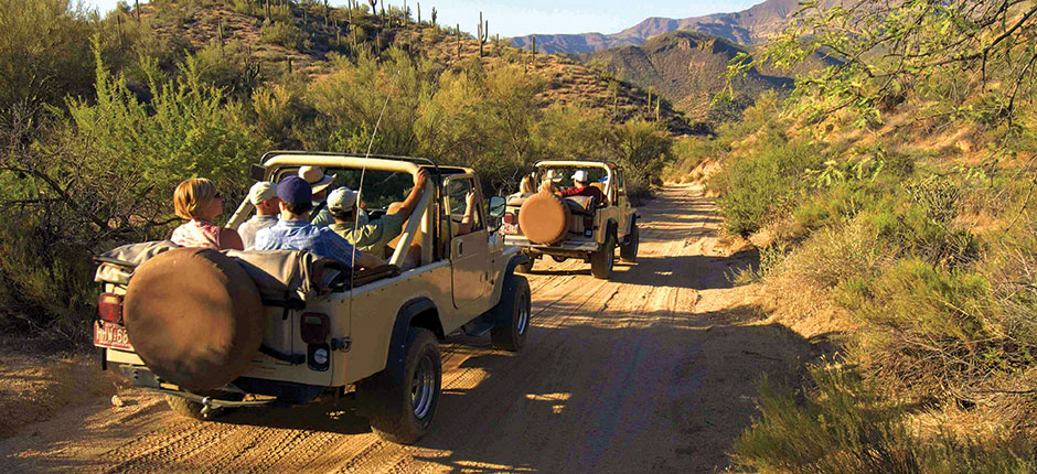 Canyon country adventures jeep rentals in page az