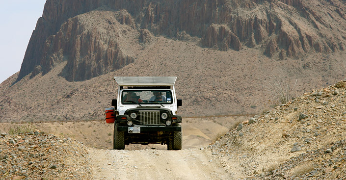 Jeep rental big bend national park